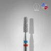 Diamond nail drill bit DUO cone red-blue EXPERT head diameter 2,5 mm / working part 8 mm