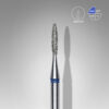 Diamond nail drill bit pointed flame blue EXPERT head diameter 1,6 mm / working part 8 mm