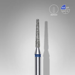 Diamond nail drill bit frustum blue EXPERT head diameter 1,6 mm / working part 10 mm
