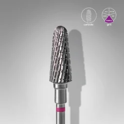 Carbide nail drill bit frustum purple, head diameter 6 mm, working part 14 mm