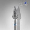 Diamond nail drill bit pointed pear blue EXPERT head diameter 5 mm / working part 12 mm