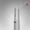 Diamond nail drill bit frustum red EXPERT head diameter 1,8 mm / working part 8 mm